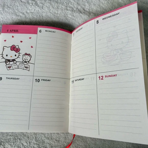 Hello Kitty 2026 Datebook Calendar Planner - Last One Left - Picture 4 of 6